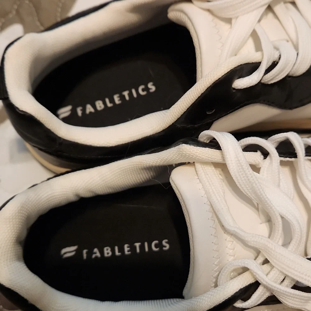 Fabletics Black & White Street Sneaker - Picture 4 of 4